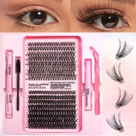 Kit De Extensión De Pestañas Postizas Naturales De 30d50d