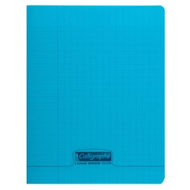 Clairefontaine Calligraphe 18242C Exercise Book 17 x 22 cm 70 Sheets French Ruling 90 g Blue Pack of 1
