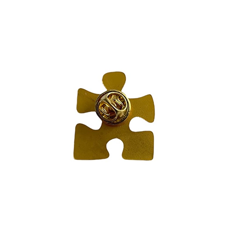 Gold Autism Awareness Lapel Pin