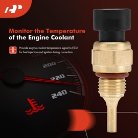 A-Premium Engine Coolant Temperature Sensor [2 Pins] Compatible with Ram 2500 2011-2018/2020, 3500 2011-2019/2021, 4500 2011-2018/2020, 5500 2011-2020 & Dodge Ram 2500, Ram 3500, Ram 4500, Ram 5500
