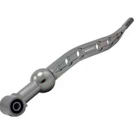 VMS Racing Dual Bend SHORT THROW SHIFTER in GUNMETAL Gray Grey Dark Silver CNC Aluminum Metal Compatible with Acura Integra 2DR 4 DR 2 4 Door Coupe Hatchback HB JDM DC BC2 BA LS JDM 1990-2001