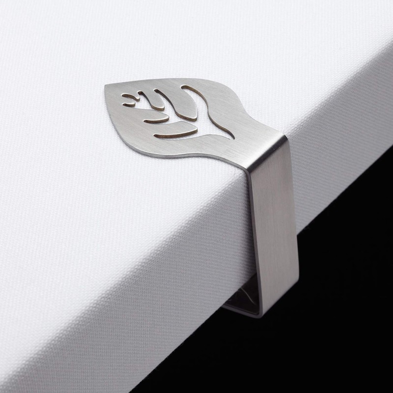 WedDecor Table Cloth Clips, 12 Pack Stainless Steel & Adjustable