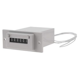 6-Digit Electromagnetic Pulse Counter AC 220V LCD Display Frequency Counter Pulse Signal Counter