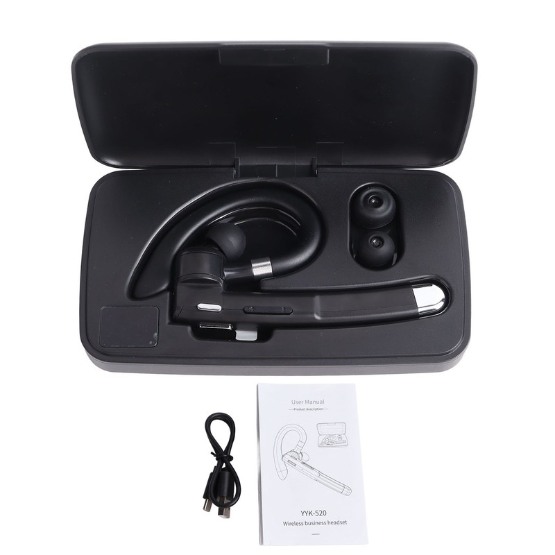 Wireless Bluetooth Earpiece Waterproof Lightweight Single Ear BT 5.1 Wireless