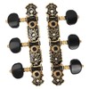 Guitar Machine Heads,Metal Plastic 3L3R Guitar Machine Heads Tuning Keys