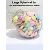 3200ml Spherical Victorian Style Food Grade Plastic Sweet Jars -