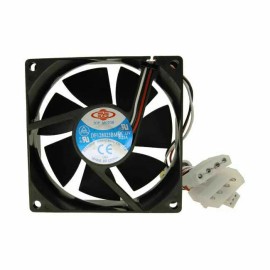 Dynatron Top Motor DF128025BM-3G 80mm Ball Bearing Fan, 3Pin/4Pin