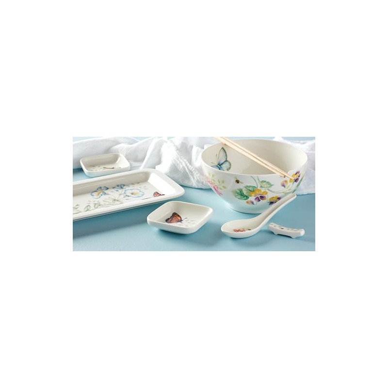 Lenox Butterfly Meadow Soup Spoon Set, 0.65 LB, Multi