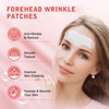 YIMEIR 16Pcs Forehead Wrinkle Patches, Hydrolyzed Collagen Overnight Facial Wrinkle