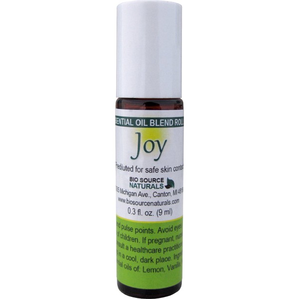 Joy Essential Oil Blend 0.3 fl oz (9 ml) Coping with Loss of Love, Grief, Sadness with essential oils of Neroli, Lemon, Vanilla and Jasmine