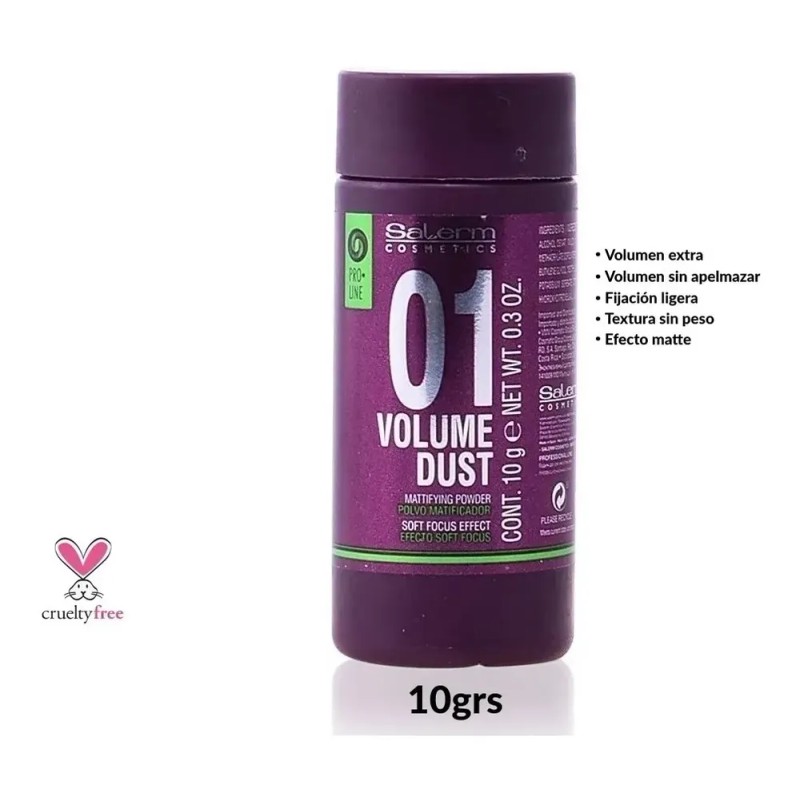 Volume Dust Polvo Matificador Da Volumen Y Densidad Salerm