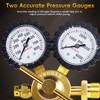 JZWELD Nitrogen Regulator, Nitrogen Gauge HVAC with 60" Hose, 0-800