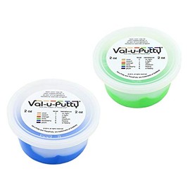 Val-u-Putty Exercise Putty - Lime, Blueberry - 2 oz Each - Bundle