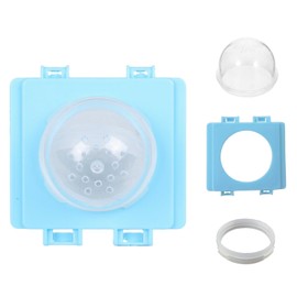 1 Set Hamster Tubes Tunnels Cage Cover and Cage Connector Kit with External Tube Plugs for Small Animal Habitats (Blue)