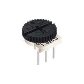 3352E-1-104LF, Res Cermet Trimmer 100K Ohm 20% 0.5W(1/2W) 1(Elec)/1(Mech) Turn (8.89 X 10.67 X 5.33mm) Pin Thru-Hole Bag (25 Items)