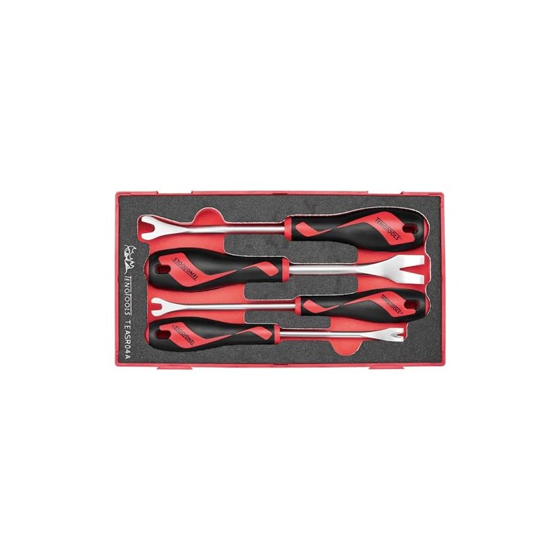 Teng Tools 4 Piece Auto Clip, Fastener & Trim Panel