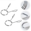Spring Collars for Barbell, Locking Collars Barbell Clamps Weightlifting -