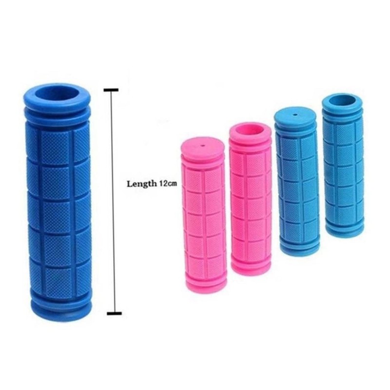 Generic Pink Bicycle Handlebar Grips, Anti-Slip Rubber Cycling Handle Grip,