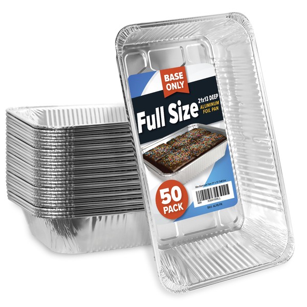 Klex Aluminum Pans 21" x 13", Full Size Chafing Pan,