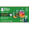 Gerber Organic Pouches Value Pack, 3.5 oz Pouch (9 Pack)