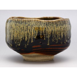 Mino Ware Small Matcha Bowl, Onitenmei