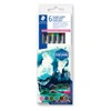 STAEDTLER 3001 C6-4 Water-soluble Double Fibre Tip Pens for Watercolour