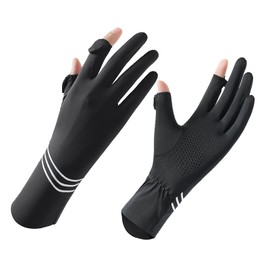 YJZQ Damen Weiche Sommerhandschuhe UV Schutz Handschuhe Atmungsaktive Touchscreen Handschuhe rutschfeste Reithandschuhe Bequeme Sporthandschuhe für Radfahren, Golf, Reisen
