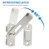 Alise 4 inch Flip Latch Gate Latches, Safety Door Lock