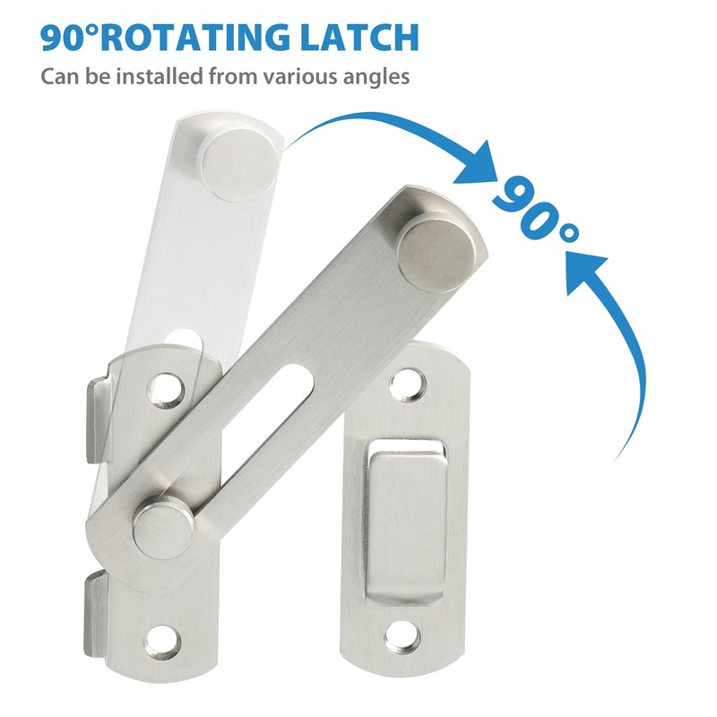 Alise 4 inch Flip Latch Gate Latches, Safety Door Lock