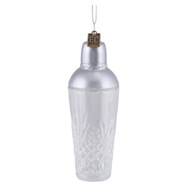 RAZ Imports 4253110 Eric Cortina Collection Cocktail Shaker Ornament, 5.5-inch Height, Glass