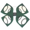 Four Loop Softball/Baseball Hair Bow, Many Colors Avail, Made in
