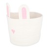 Storage Basket Rugged Lovely Small Bunny Attractive Decorative Home Furnishing