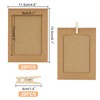 RAFIYU 20Pcs Paper Photo Frames, Small Paper Picture Frames 11.5