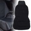 Black Foldable Pets Front Seat Dog Cover with Buckle Waterproof