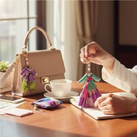 Hanbok Keyring Korean Traditional Accessories Bag Ring Souvenir Foreigner Gift Tassel Key Holder Decoration GS003003 Hanbok Keyring Yondu Pants / 한복 키링 한국 전통 소품 가방고리 기념품 외국인 선물 태슬 키홀더 장식 GS003003 한복키링 연두바지