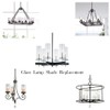 Sunwo Glass Shade Straight Cylinder Glass Lamp Shade Replacement with