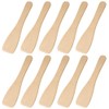 OSDUE Wooden Spatula, Set of 10 Beechwood Spatula for Cooking,