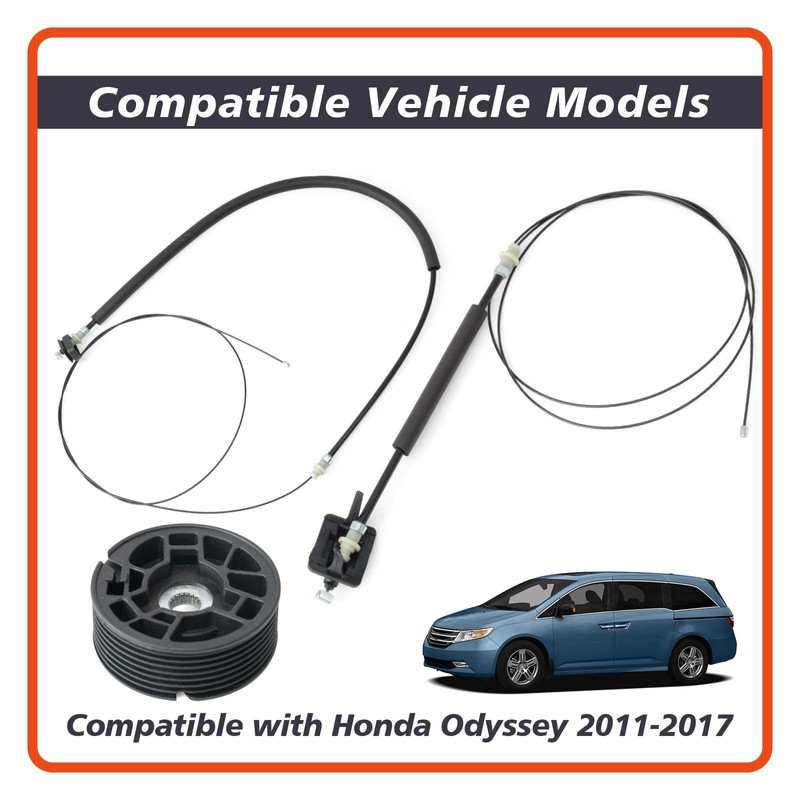 Mhrxusd 72546TK8A01 Sliding Door Cable Pulley Wheel Kit Compatible with