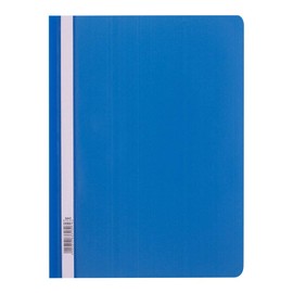 D.RECT Lux PP File Folder A4 Without Perforation Strong Polypropylene Film Blue