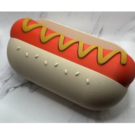 Jumbo 10” Hot Dog Display Prop Oversized Food Decor Hot Dog Stand