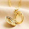 Modern Moments Gold Locket Necklace For Women - Oval Locket