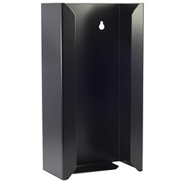 SANISMART Glove Dispenser Metal Black Matt 25 x 7.5 x 13 cm