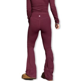 NAYA Purple Mirage FLOW Flare Leggings For Workout, Running, Yoga, Pilates and Lifestyle (Medium)