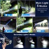 Bud K Rechargeable LED Headlamp, 1200 Lumens Super Bright Headlamp