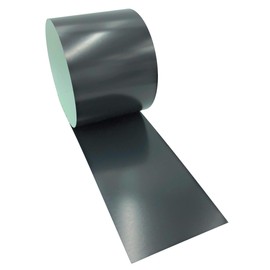 Eagle 1-24 Gauge KYNAR 500 Sheet Metal Flashing Rolls-10 FT Long-Heavy Duty-Commercial Grade-Roofing Flashing, Fascia Cover, Coping Cap-Multiple Sizes (6" x 10 FT, Deep Black)