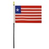 AZ FLAG LIBERIA TABLE FLAG 4'' x 6'' - LIBERIAN