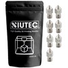 SIUTEC® Premium MK8 stainless steel nozzle/nozzle as set of 7