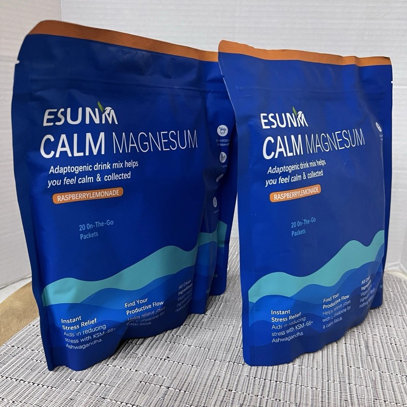 ESUNM 2x ESUNM CALM Magnesium Calming Drink Mix Raspberry Lemonade