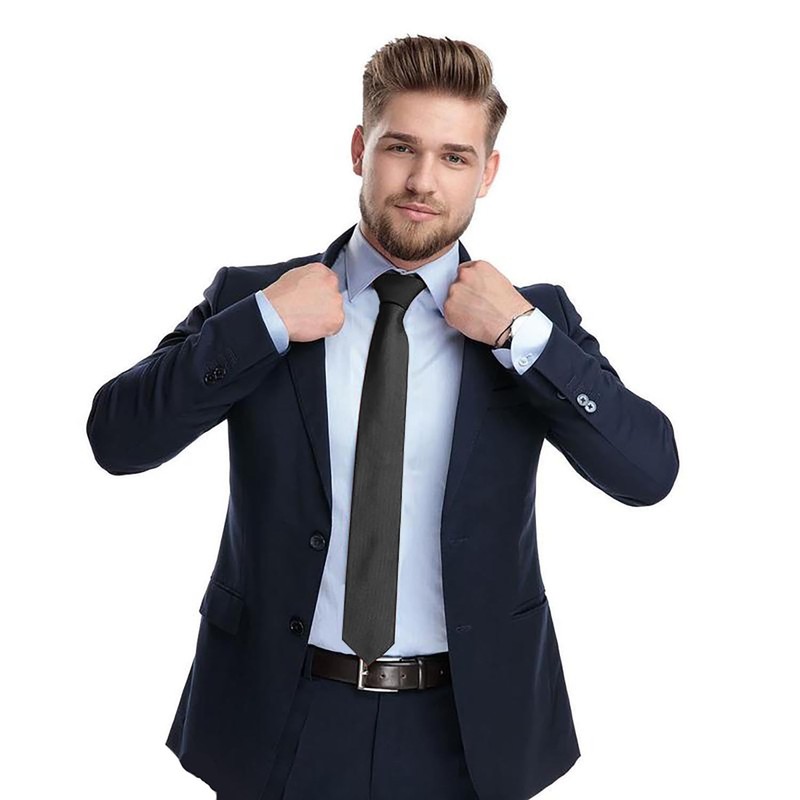 peiqiup Ties (150 x 5 cm), Solid Tie, for Office