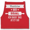 Geschenk mit Namen personalisiert by Shirtracer - Apron - Baking